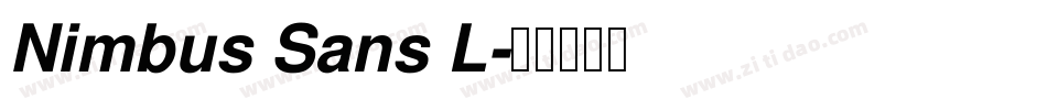 Nimbus Sans L字体转换